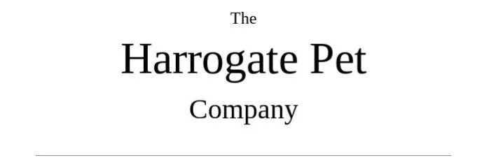 Thank you to The Harrogate Pet Company for sponsoring the Hollywood Ball