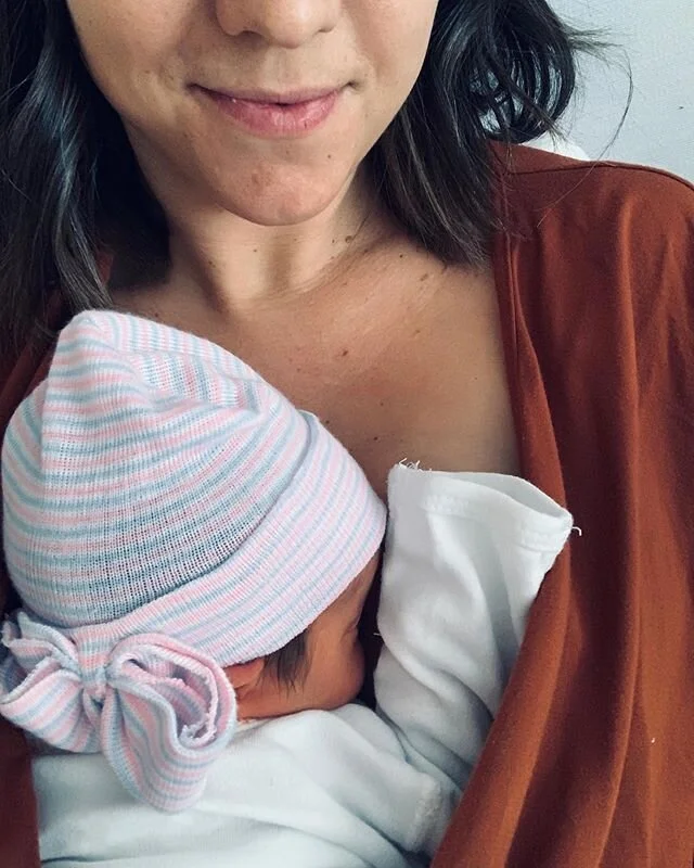 heyyyy it’s been a while...we had an early surprise and i’ve been busy getting all the snuggles from our new little peanut. it’s a GIRL 💗 georgia dale griffith 💗 born on 1/24 weighing 5lbs 8oz. it’s crazy how it feels like she’s always been here and how perfect she fits into our family. we love you so much georgie girl 🍑 #georgiadale #itsagirl