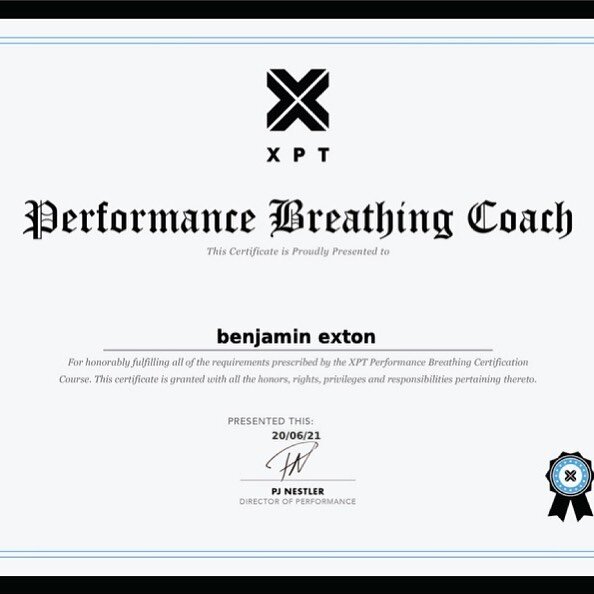 Just finished the @xptlife performance breathing course and was impressed by the practical nature of it that you can easily apply. I&rsquo;ve done the @shift_adapt art of breath and @oxygenadvantage courses all with different structures and all equal