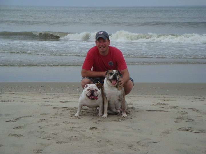 Me, Lloyd, & Bacon in Duck, NC