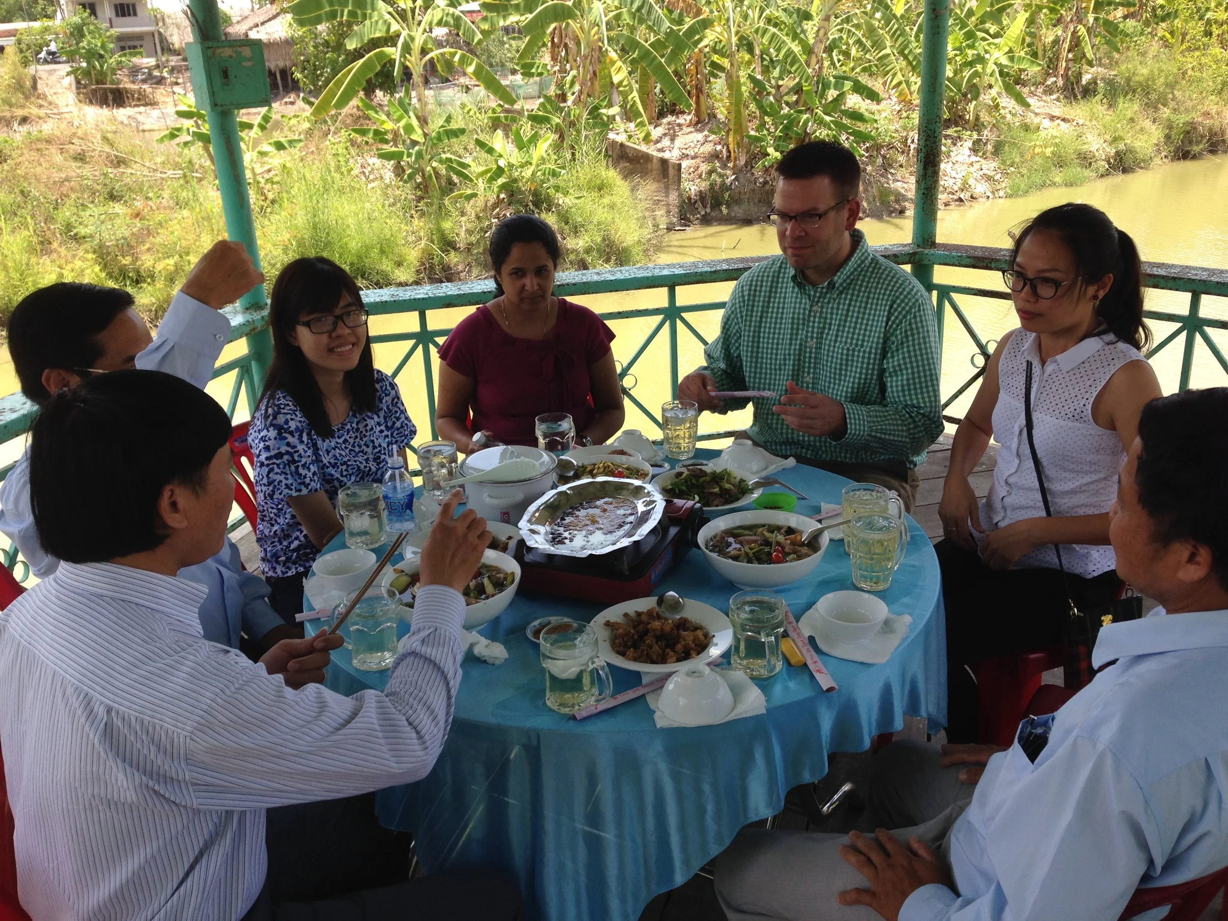 Lunch at our client, CoDo Agriculture in Cần Thơ, Vietnam