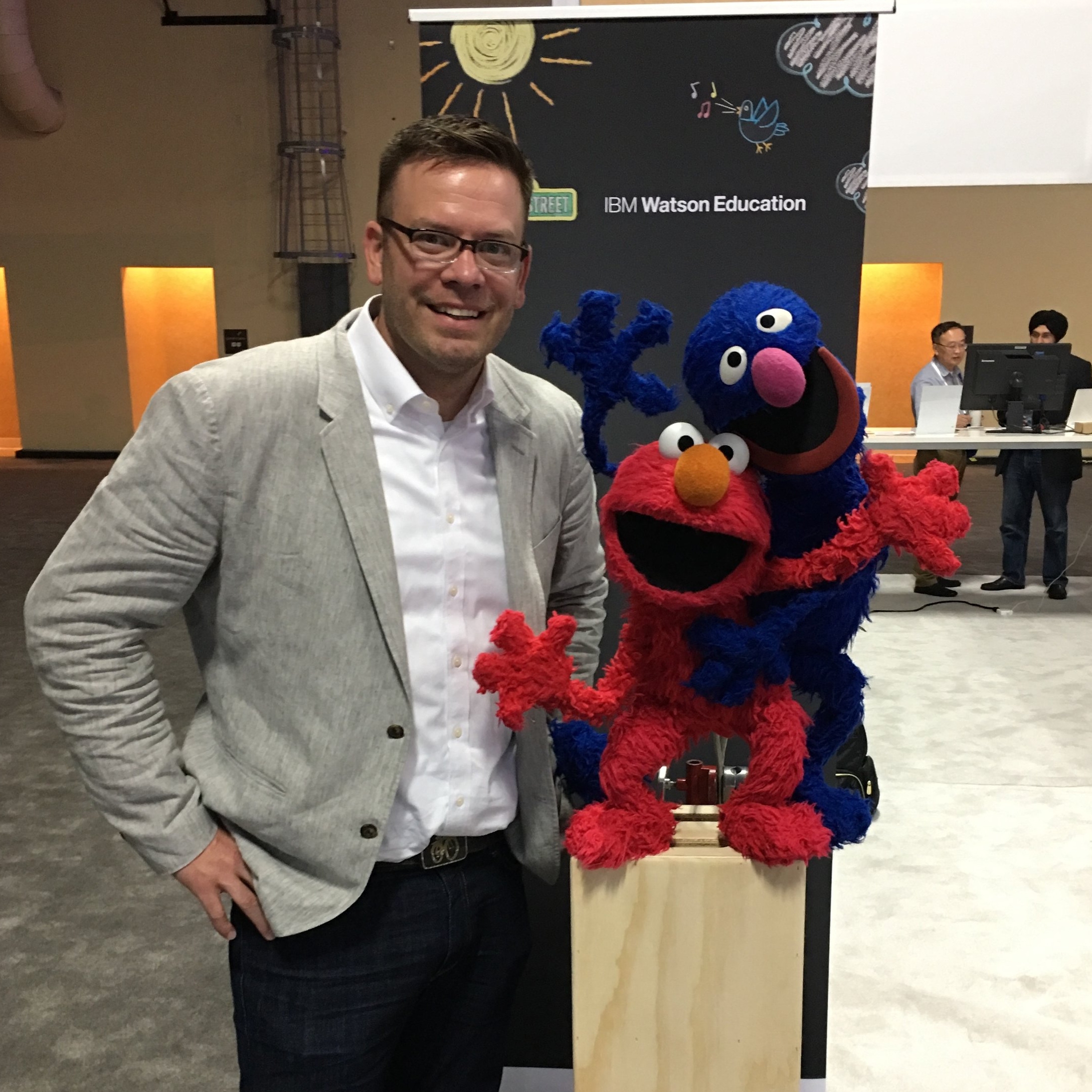 Rick, Elmo, & Grover