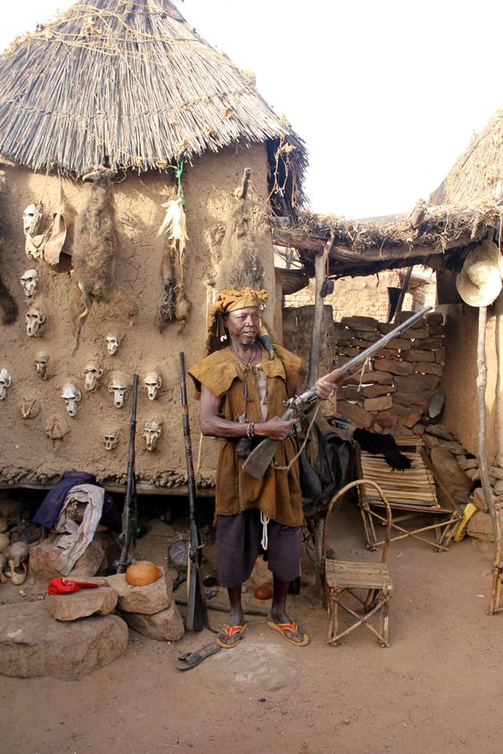 A Dogon hunter in Begnimato, Mali.