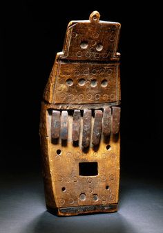 A thumb piano collected in 1867.