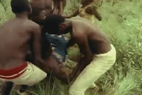Above: A traditional abduction.