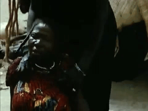 A marketplace in Kumasi, Ghana, 1967.