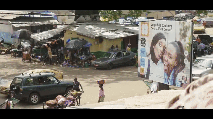 Above: streets of Conakry, Guinea.