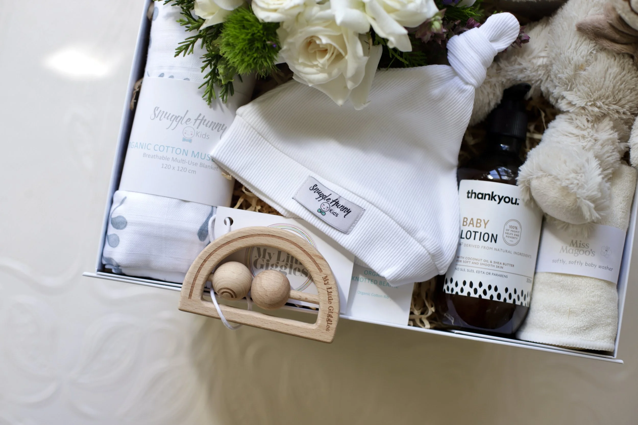 Soft + Sweet New Baby Gift Hamper Box