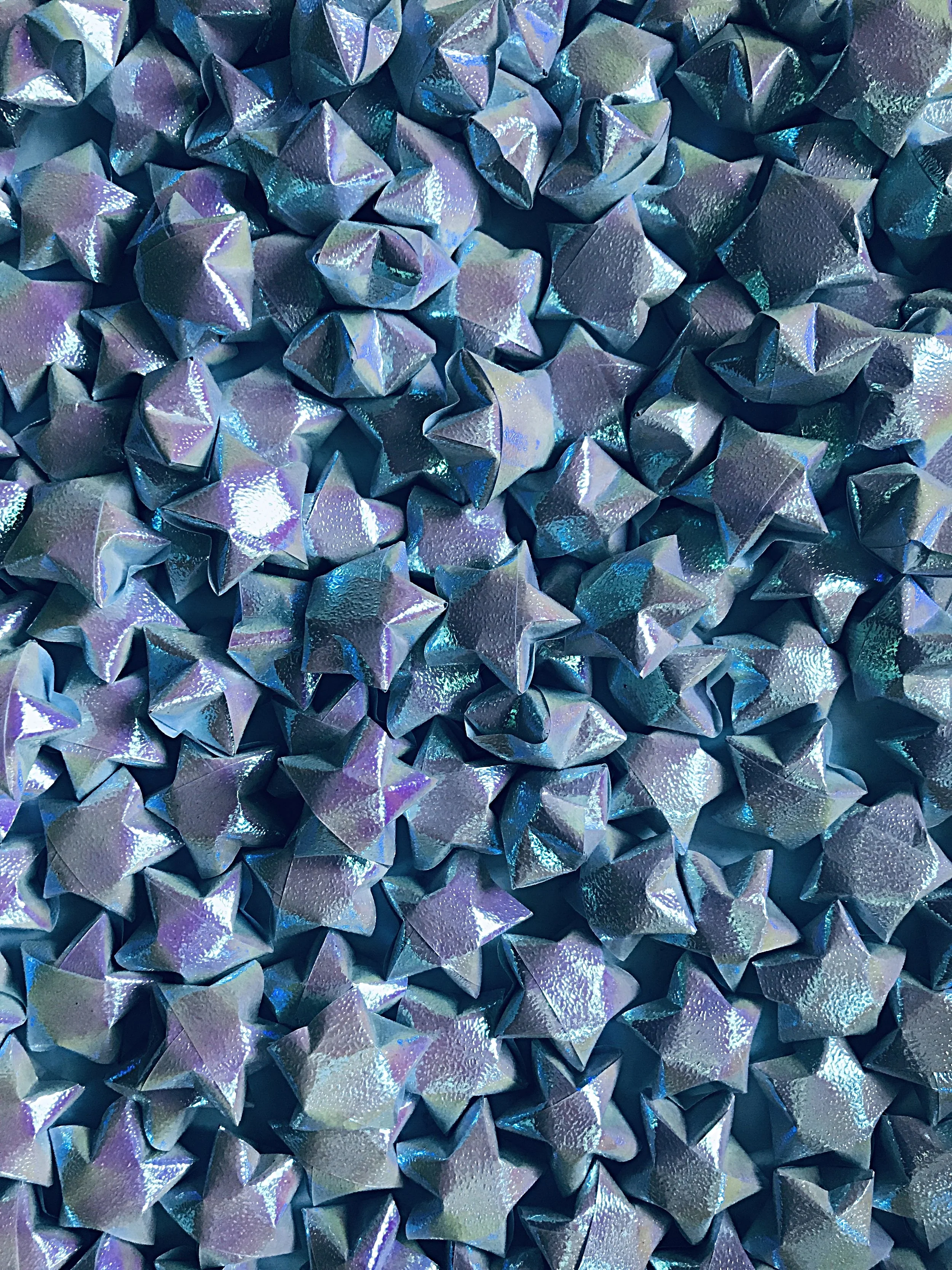 A star (or two or three ...) is born! A very special, twinkling, starry Christmas installation coming soon ...