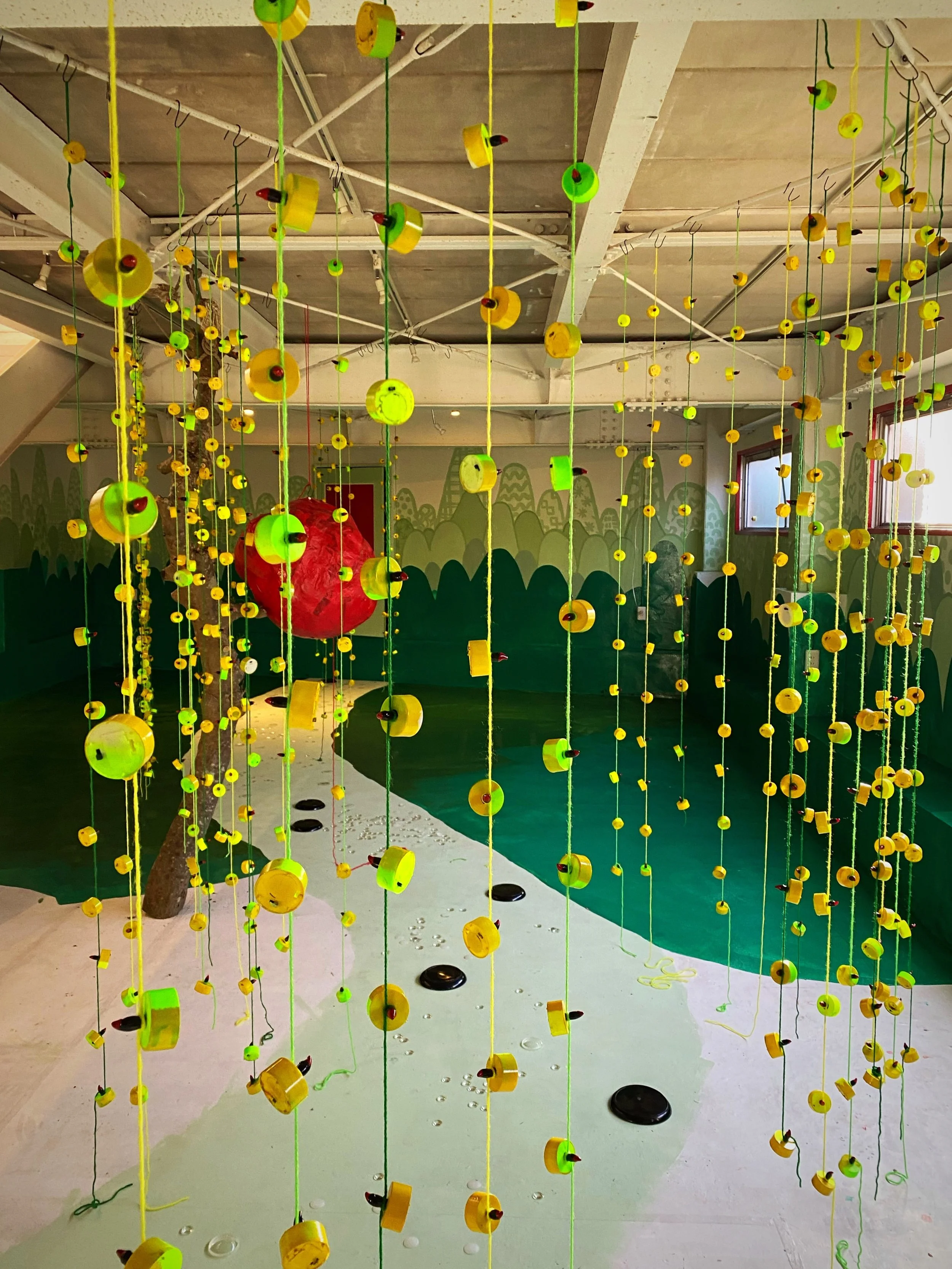 'The Tale of the Genji Firefly' installation Tatsuno Town, Nagano, Japan