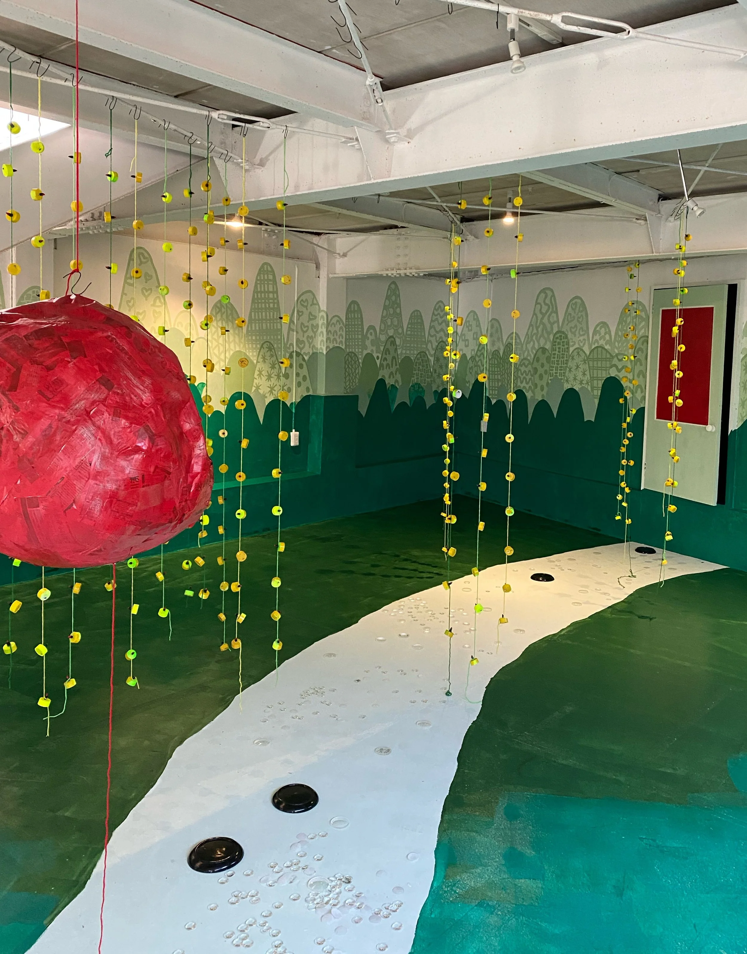 'The Tale of the Genji Firefly' installation Tatsuno Town, Nagano, Japan