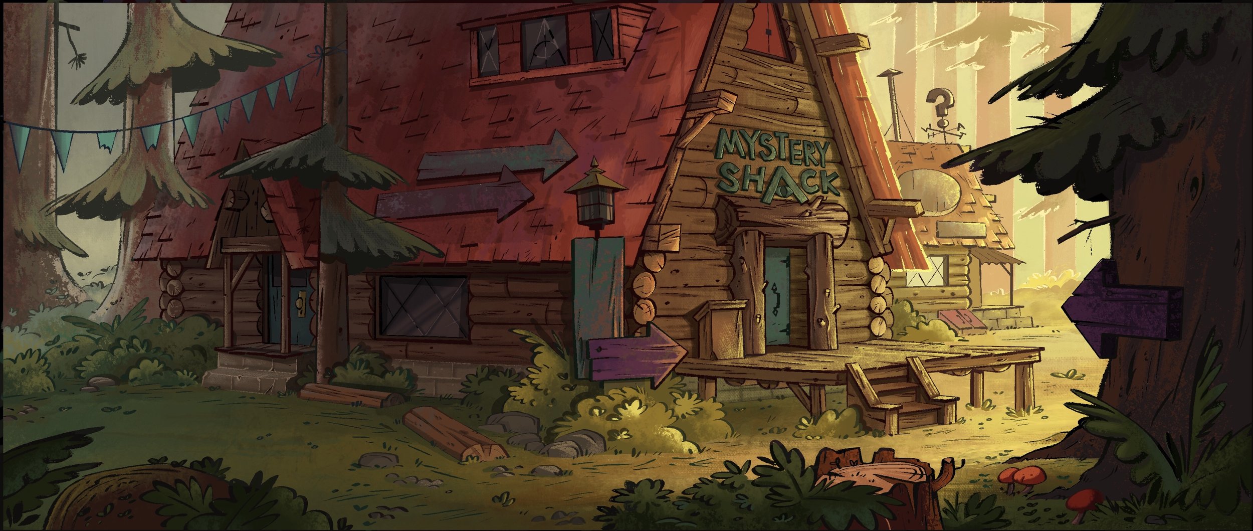 Background Painting, Lindsey Serata Layout, Ian Worrel Owned by Disney Animation