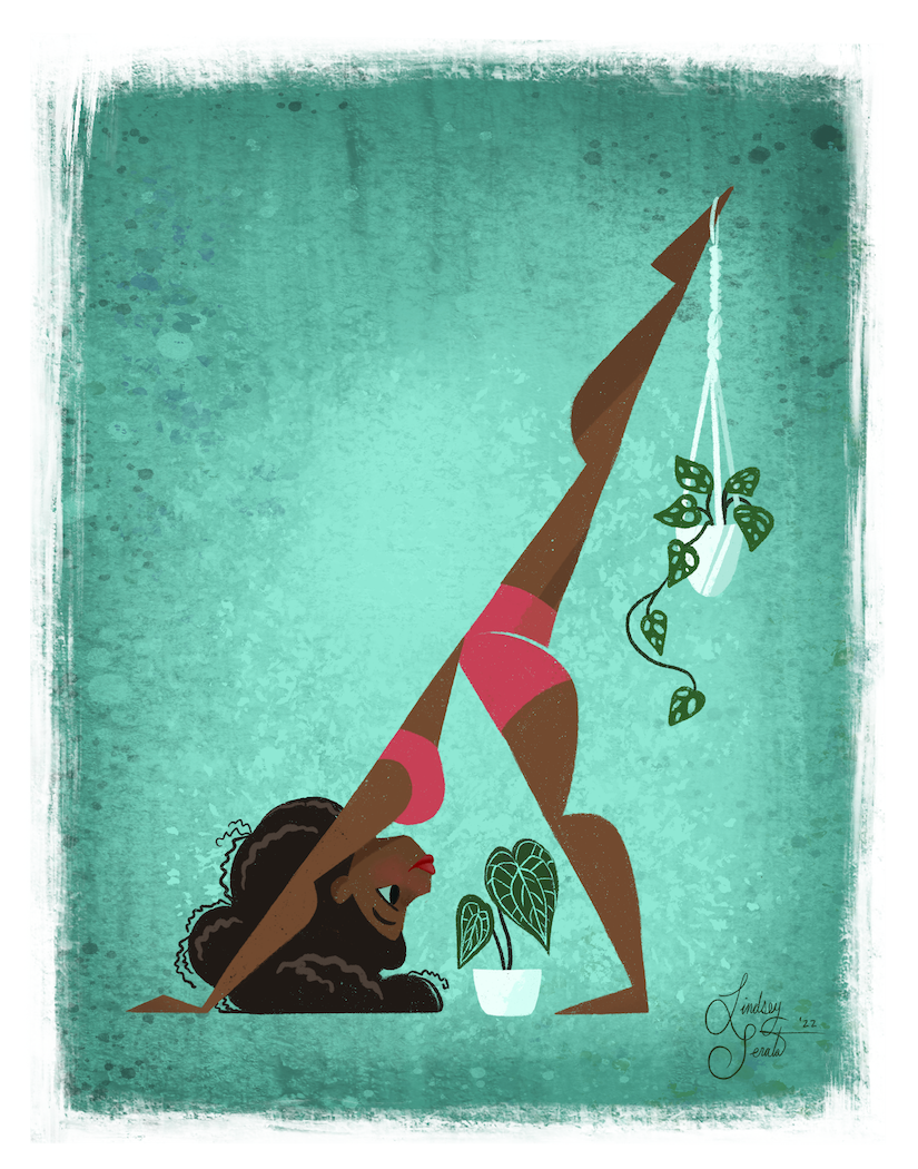 Plant Girl  Yoga Pose 11x14.png