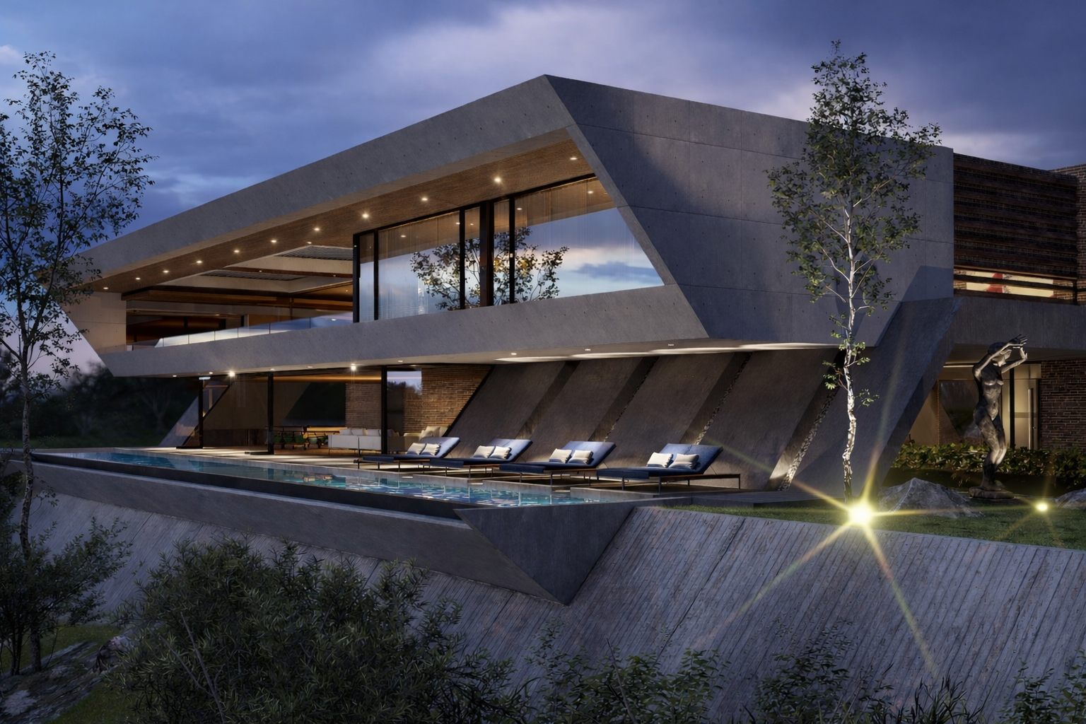 Rural Cubist Residence