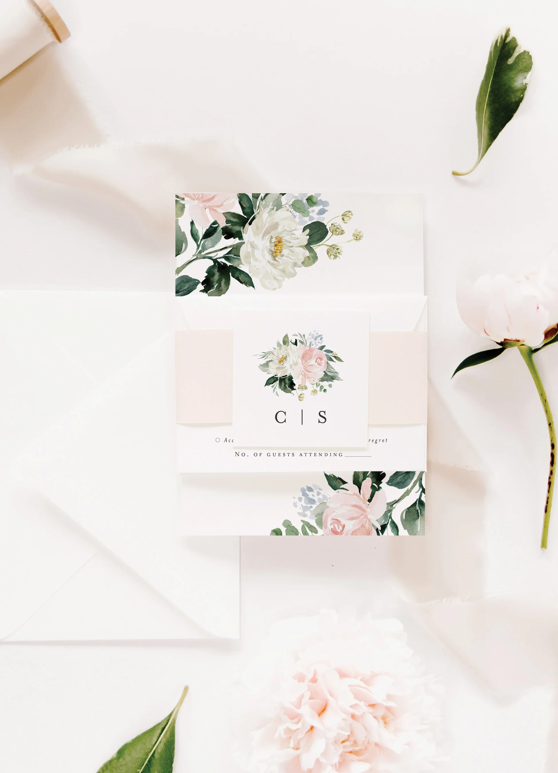 Romantic Spring Wedding Invitations