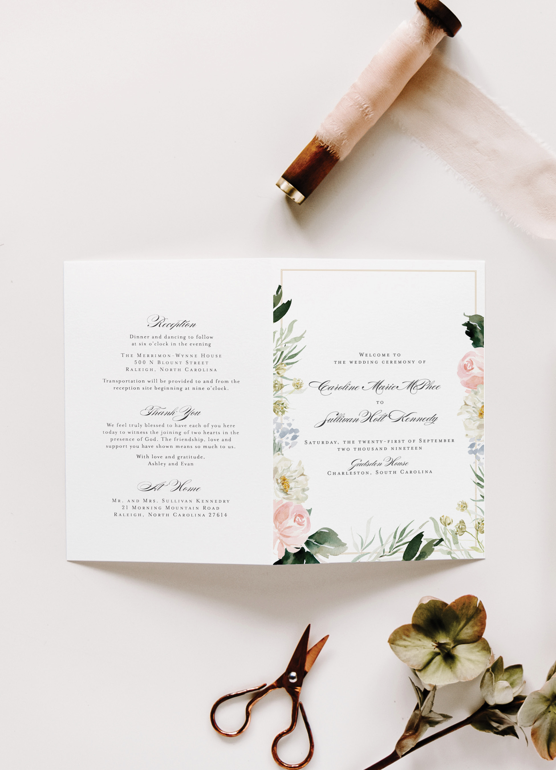 Catholic Wedding Program