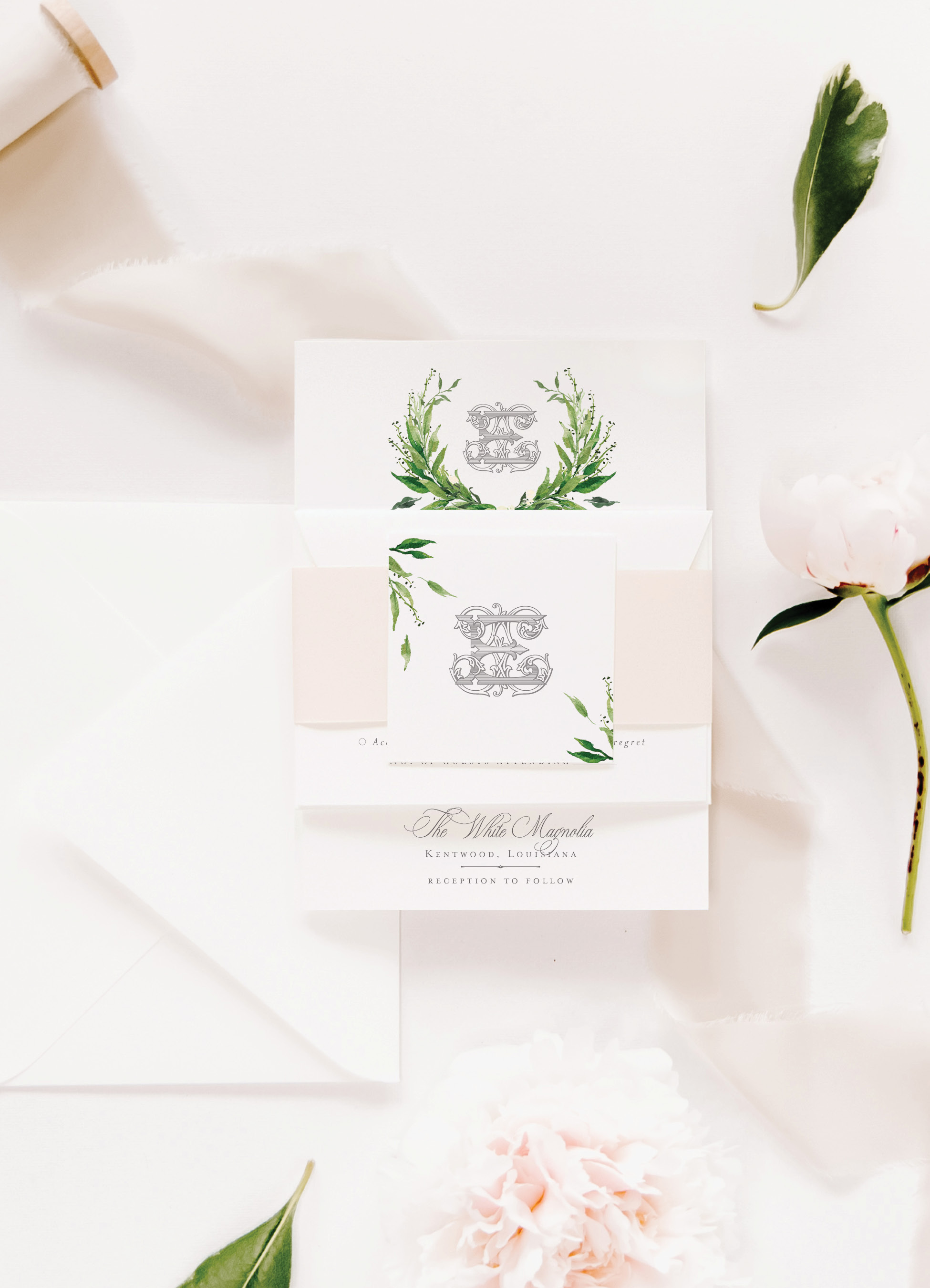 Greenery Wedding Invitations