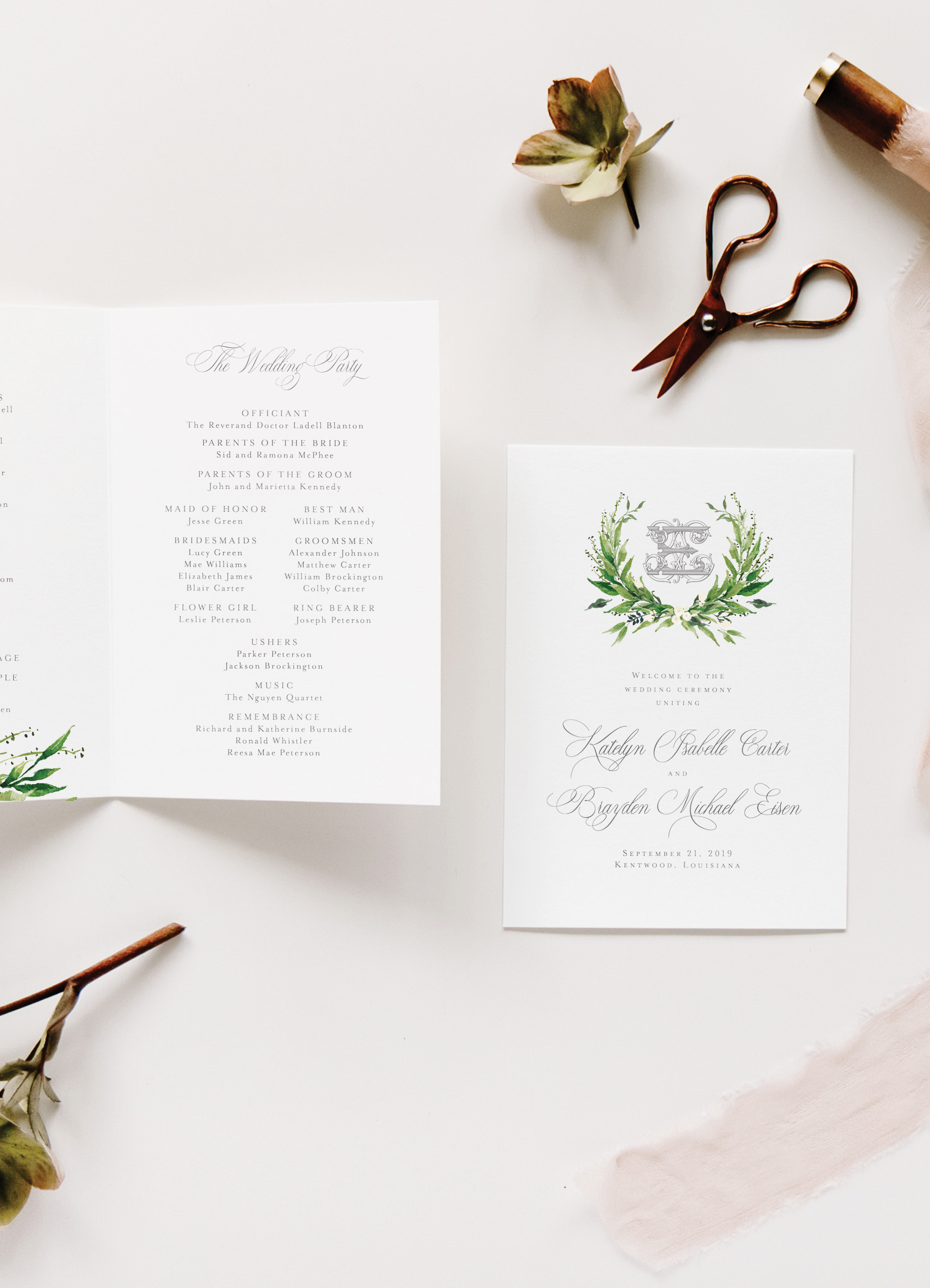 Wedding Programs Booklet