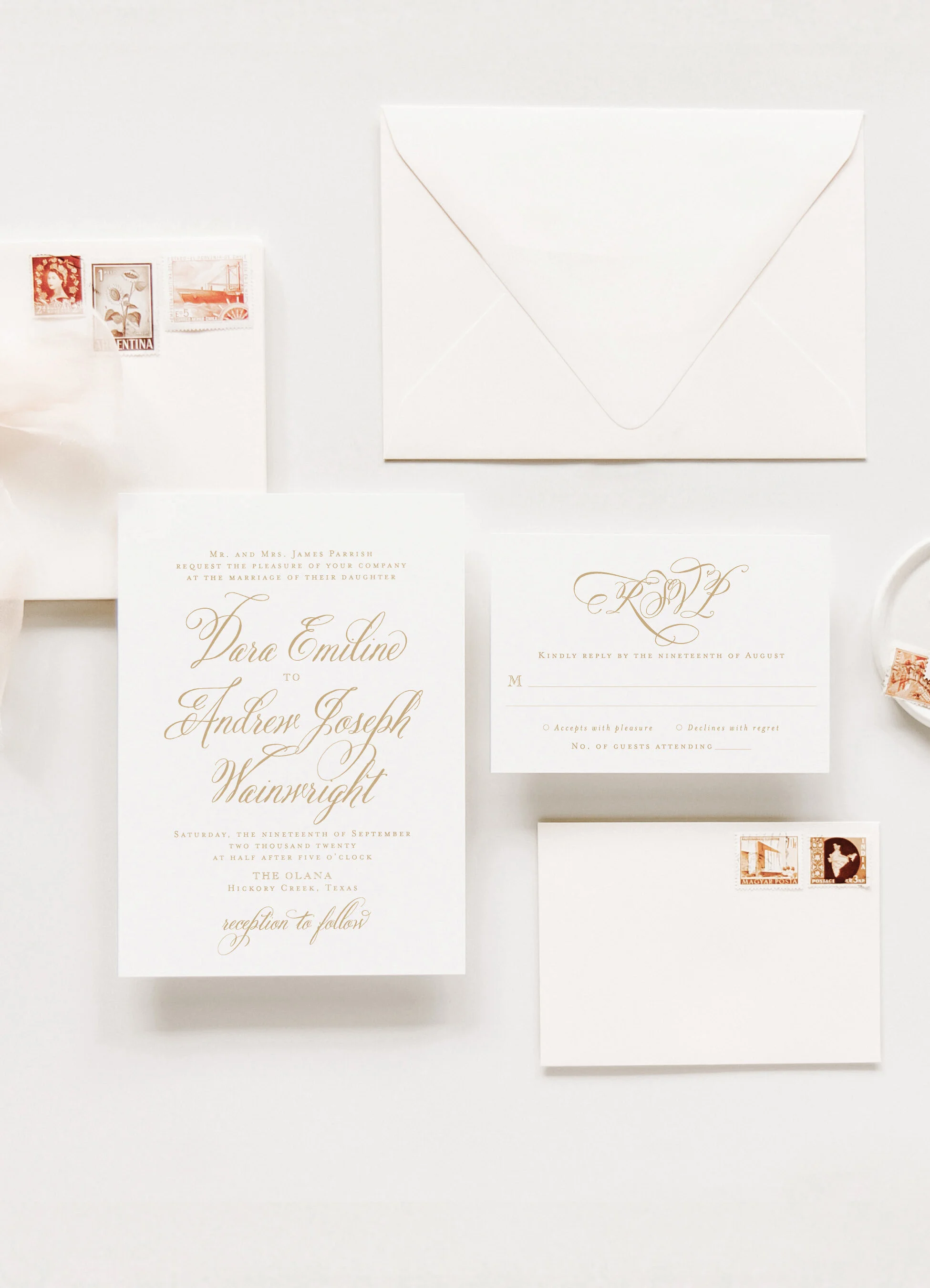 Calligraphy Wedding Invitations