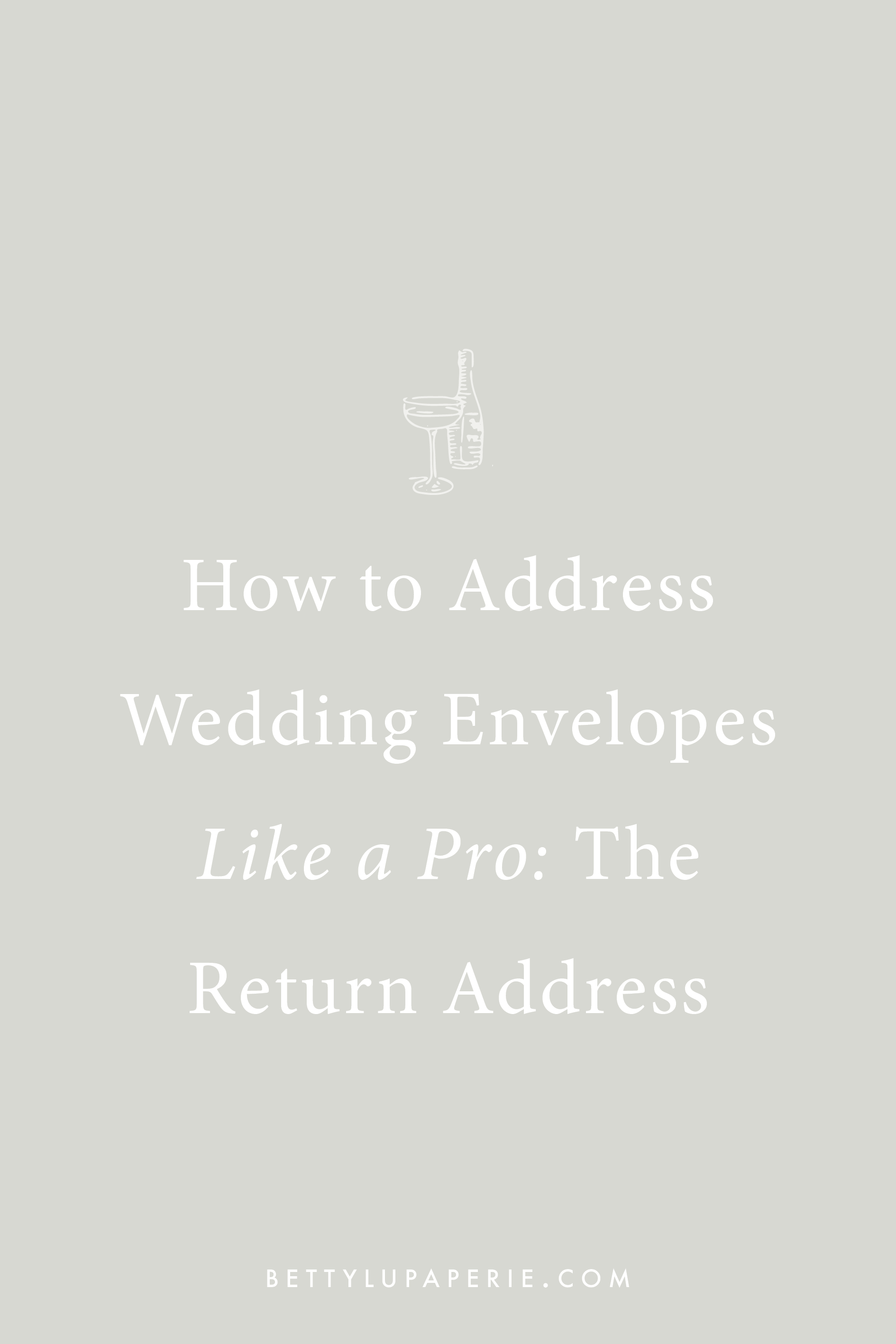 How To Address Wedding Invitations The Return Fl Wedding Invitations The Return Address