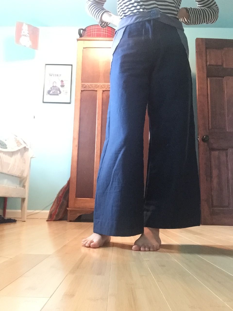 pants for learning (a long, slow, maddening process built of hair-tearing frustration and a single burst of euphoric relief)