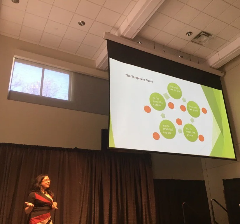 Photo Credit to Caitlin Moon. The topic Jon and I presented was The Tension that Needs Attention: How Distributed is a Private 'Blockchain' Network, Really? April 7, 2017