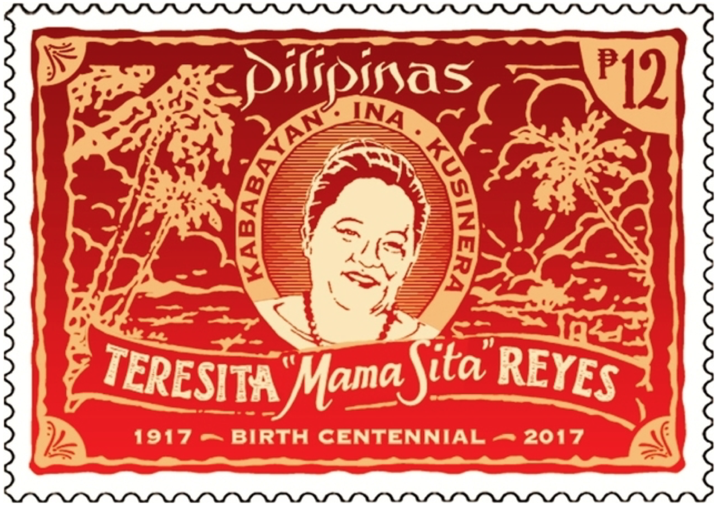 MAMA SITA. The Philippine Postal Office has released a special stamp in honor of Mama Sita