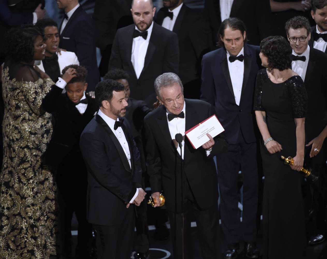 Warren Beatty explaining why he announced 'La La Land' as the Best Picture winner.