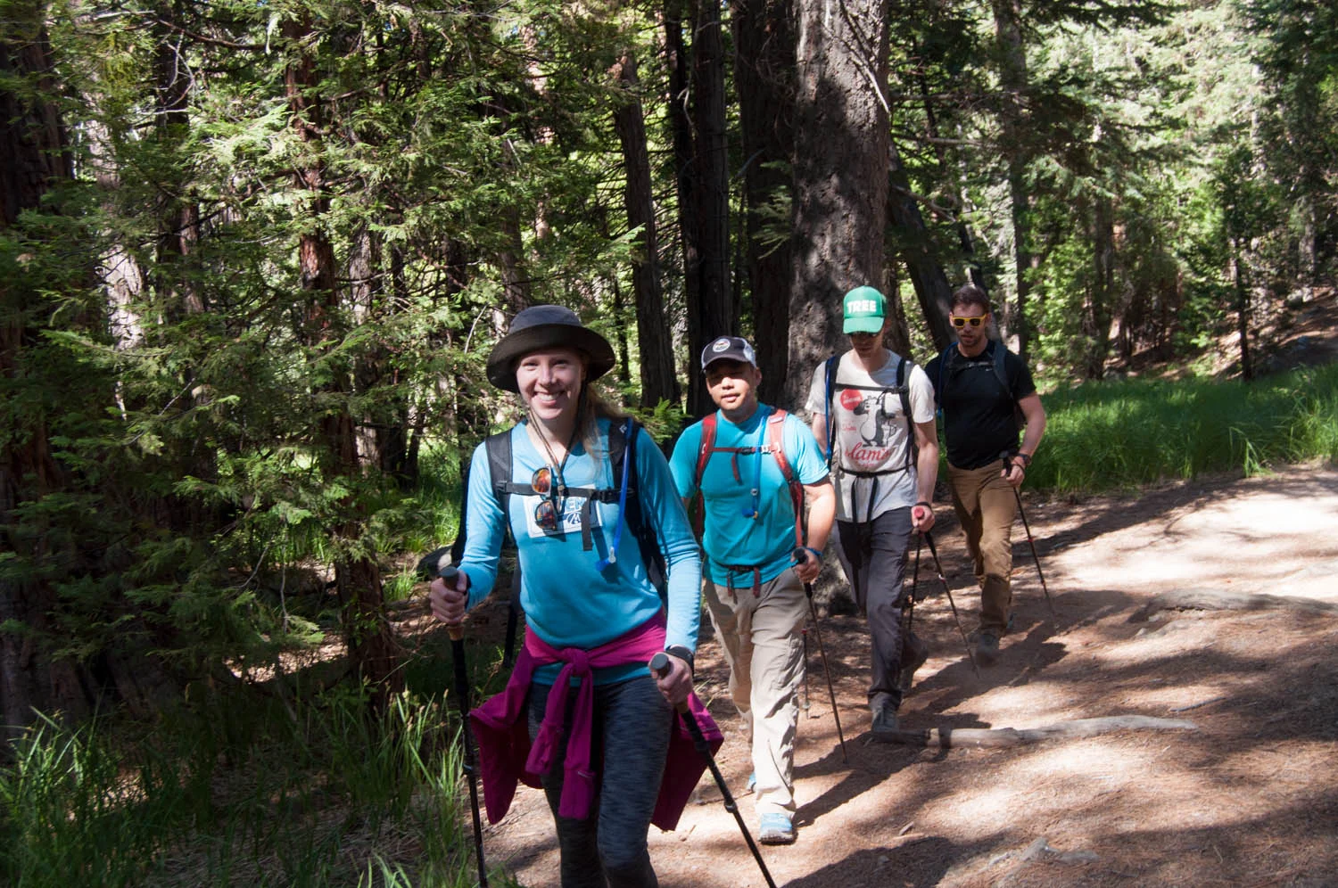 My wonderful friends and hiking buddies