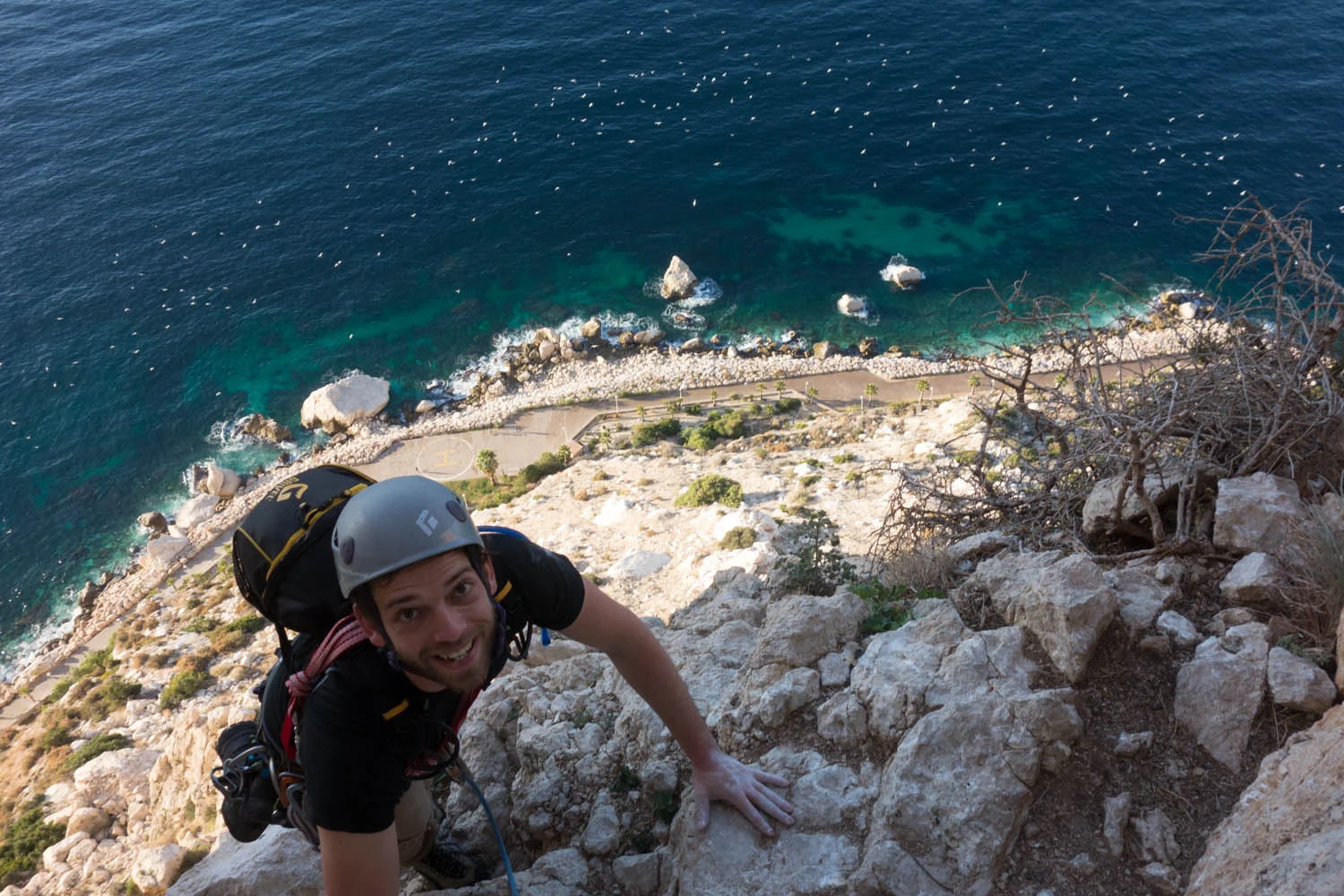 Climbing Right on the Water