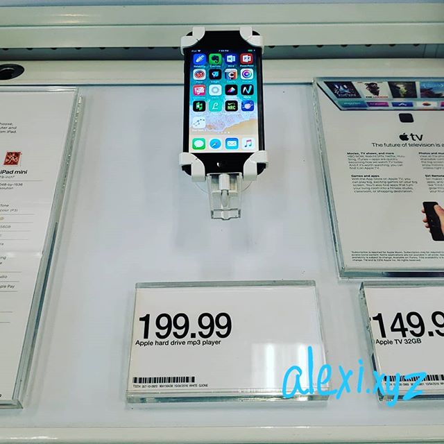 Interesting to see Target store near Apple HQ doesn't call the iPod touch as iPod touch anymore, but calling it by it's characteristics instead. So here we have the &quot;Apple Hard Drive Mp3 Player&quot;. Imagine how the iPhone will be called a deca