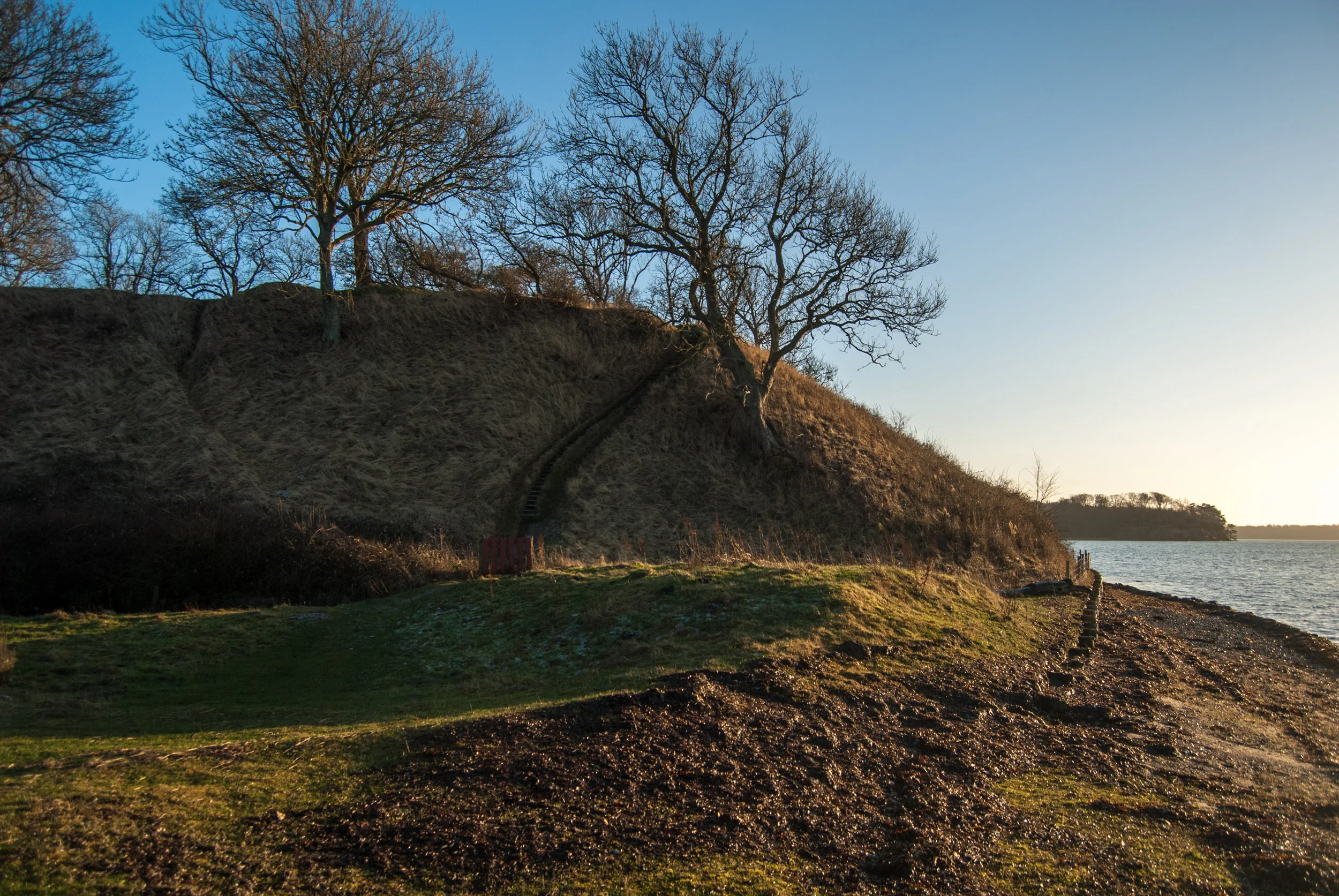 On top of this hill there previously stood a castle. Nikon D200.