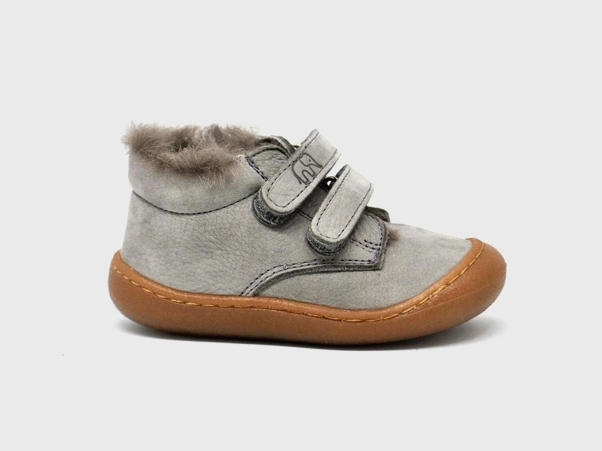 Botas piel con forro de mutón natural para niño y niña