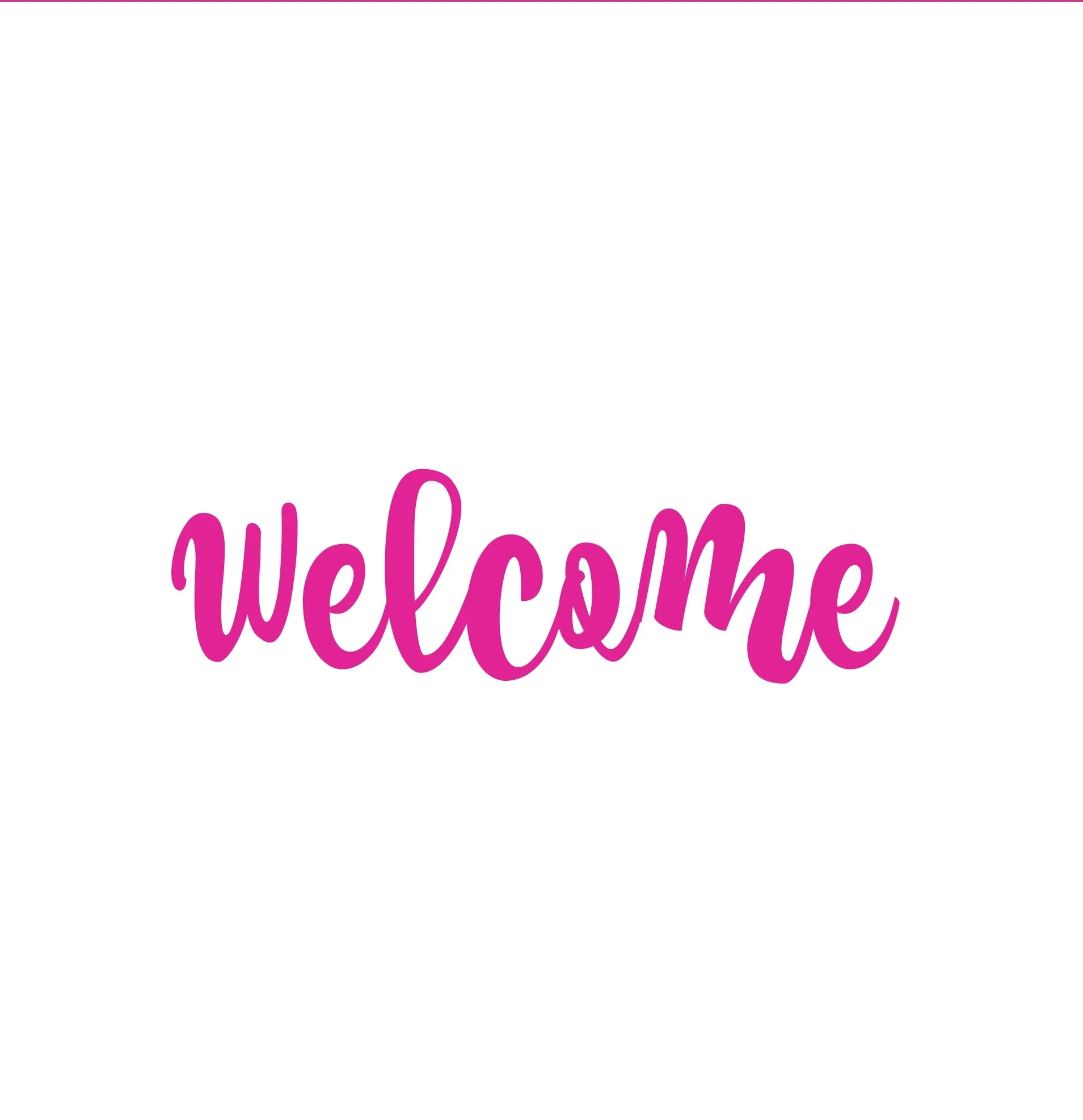Welcome Letter