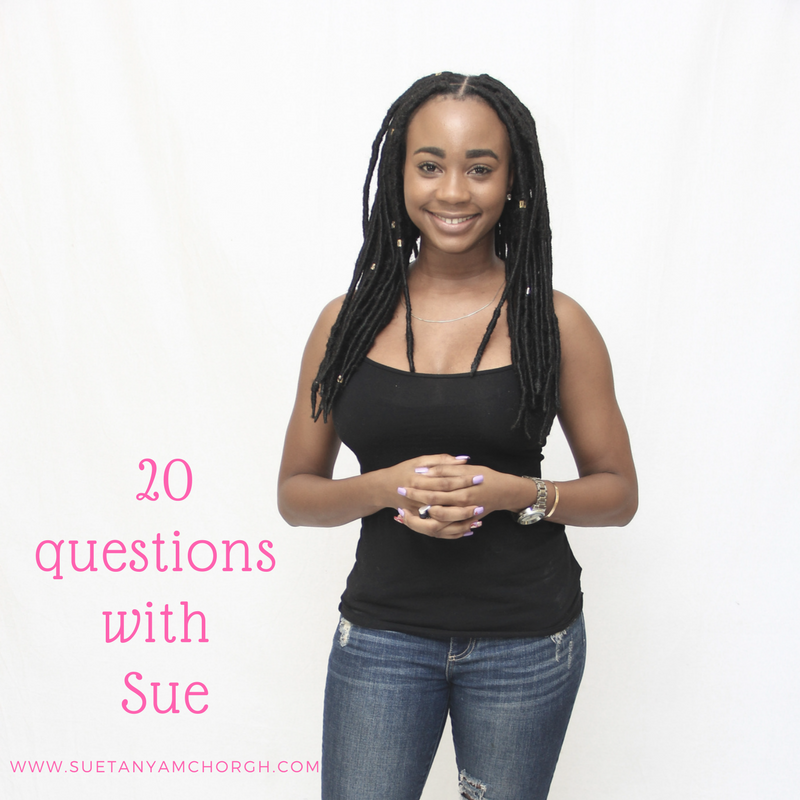 20 questions with Sue 