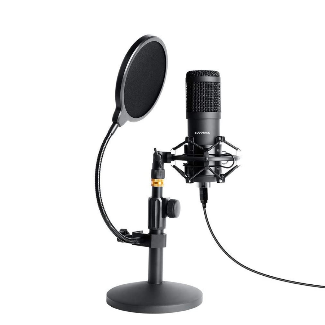 SUDOTACK Professional 96KHZ/24Bit Studio Cardioid Condenser Mic Kit Unboxing