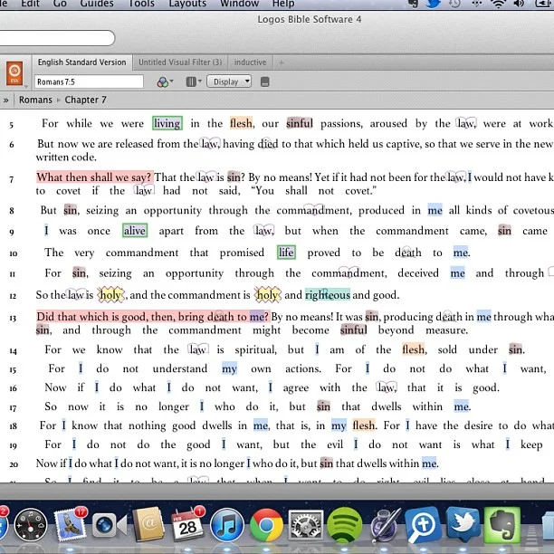 Romans 7 tonight with 2 community groups that are trekking through Romans together #stirred