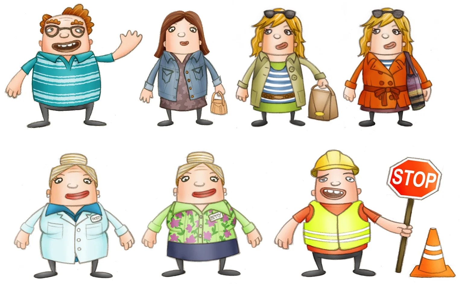 NCA character designs