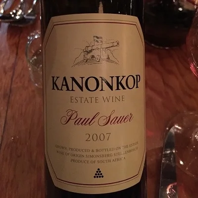 2007 Kanonkop Estate Paul Sauer