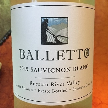 2015 Balletto Vineyards Sauvignon Blanc