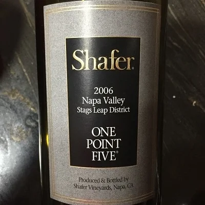 2006 Shafer Cabernet Sauvignon One Point Five