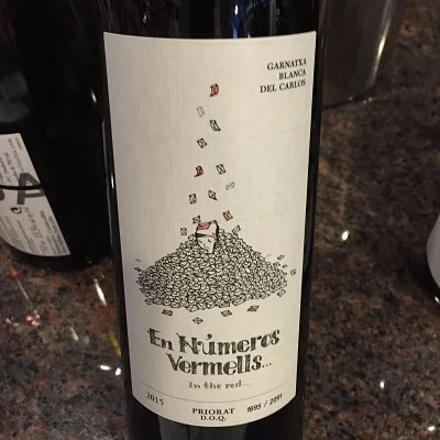 2015 En Numeros Vermells Garnatxa Blanca Del Carlos