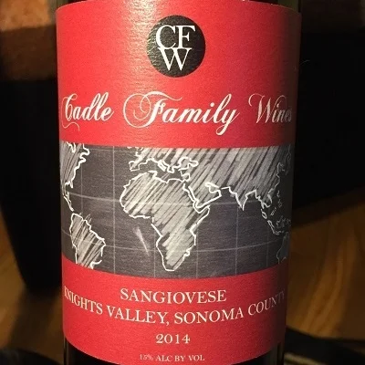 2014 Cadle Family Wines Sangiovese