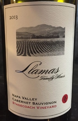 2013 Llamas Family Wines Cabernet Sauvignon Stagecoach Vineyard
