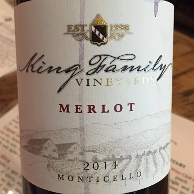 2014 King Family Vineyards Merlot