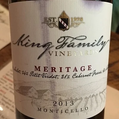 2013 King Family Vineyards Meritage