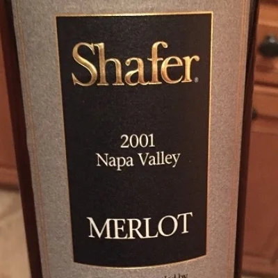 2001 Shafer Merlot