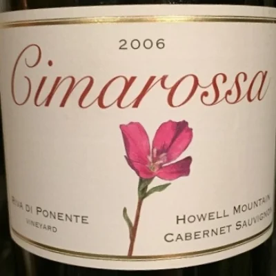 2006 Cimarossa Cabernet Sauvignon Riva di Ponente Vineyard