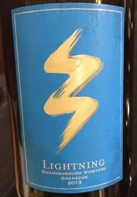 2013 Lightning Wines Swansborough Vineyard Grenache