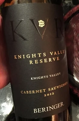 2012 Beringer Vineyards Knights Valley Reserve Cabernet Sauvignon
